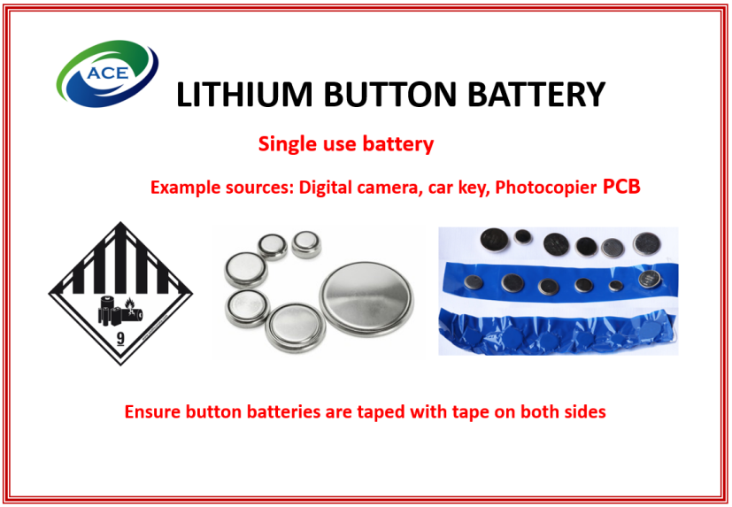Lithium Button Battery Recycling